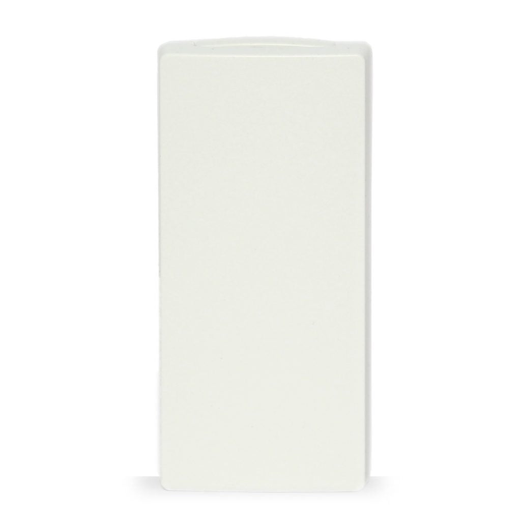 White rectangular sensor on a white background