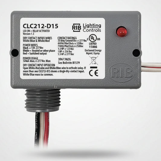RIB Lighting Control CLC212-D15 electronic device on a white background