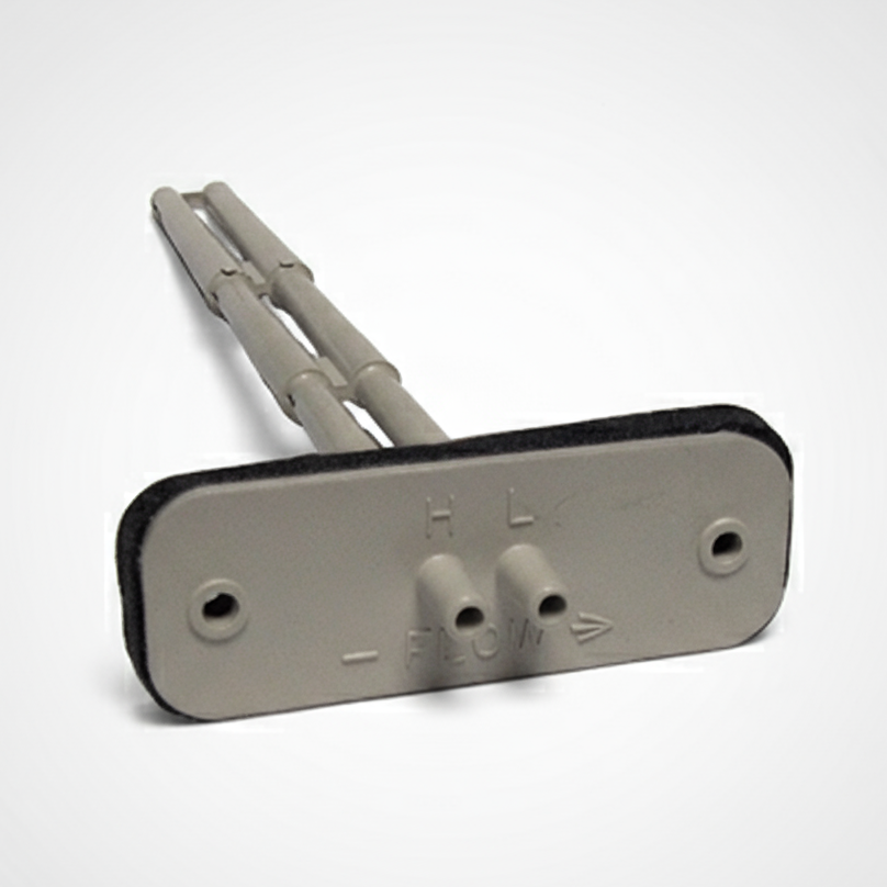 Measurement device with two horizontal bars on a white background
