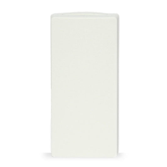 White rectangular sensor on a white background