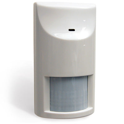 White motion sensor on a white background