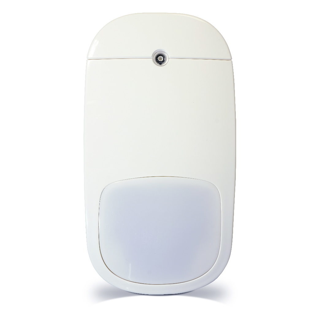 White activity sensor on a white background