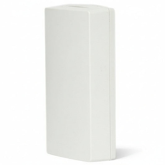 White rectangular box on a white background