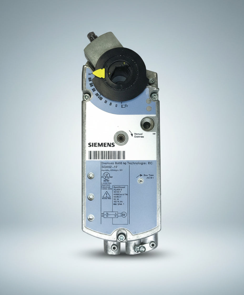 Siemens mechanical component on a white background