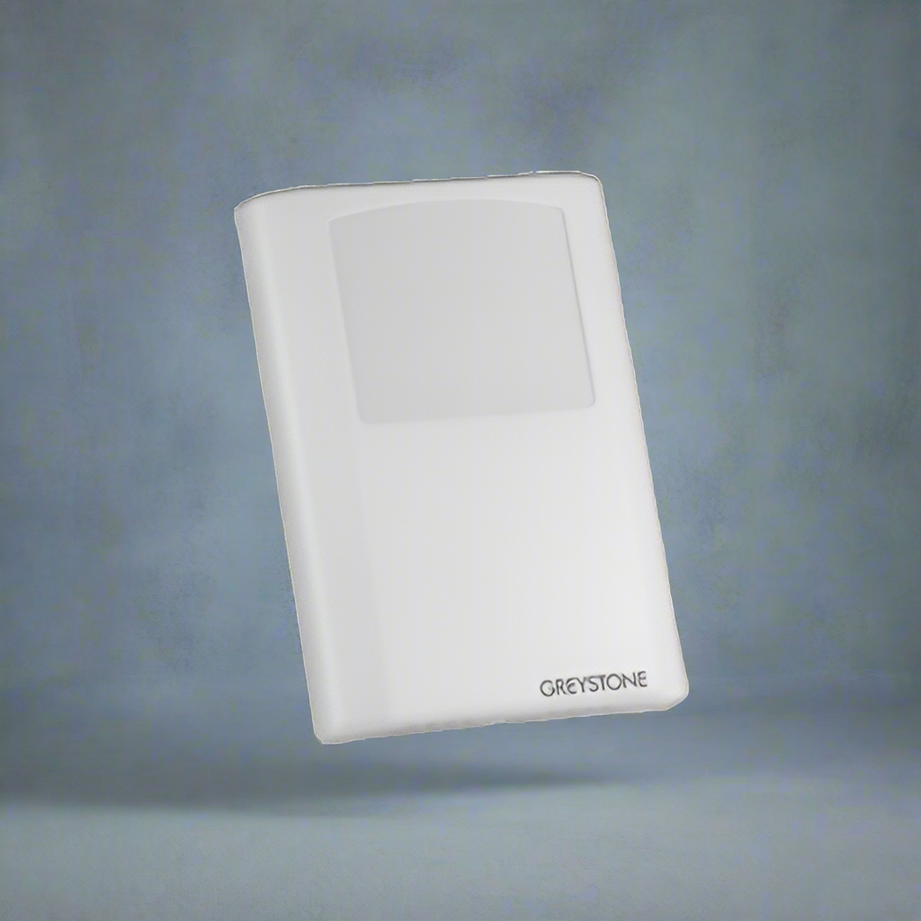 White electronic device with screen on a grey background