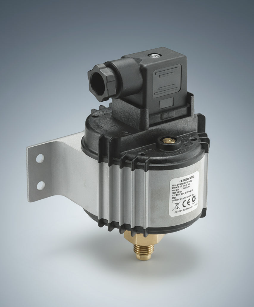 JCI Condenser Fan Speed Control with mounting bracket on gray background