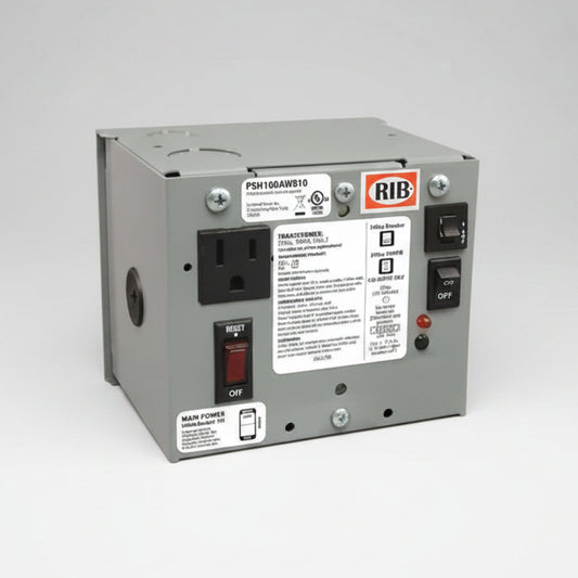 RIB electrical power conditioning unit on a white background