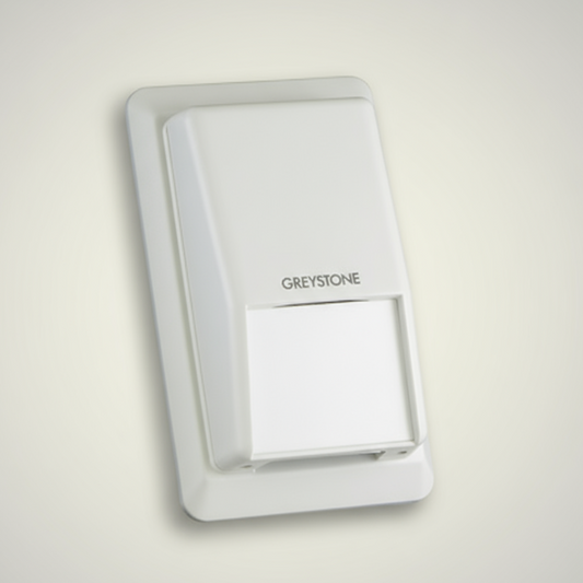 White electronic device with 'Greystone' branding on a light gray background