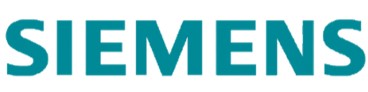 Siemens logo in blue color