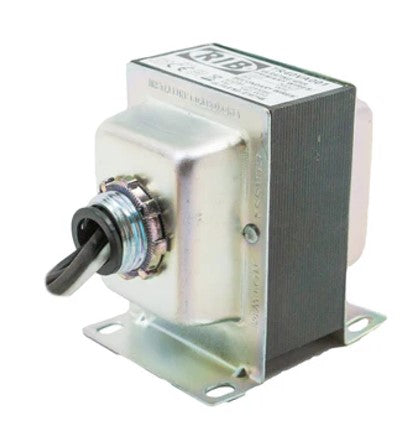 Mechanical switch or relay component on a white background