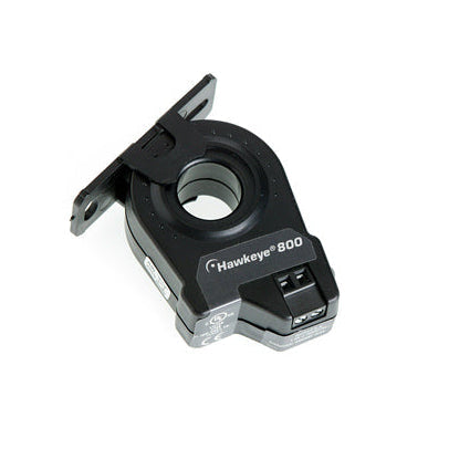 Black current switch with 'Hawkeye 800' branding on a white background